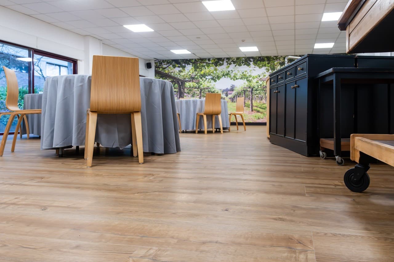 Instalación de tarimas en Pontevedra