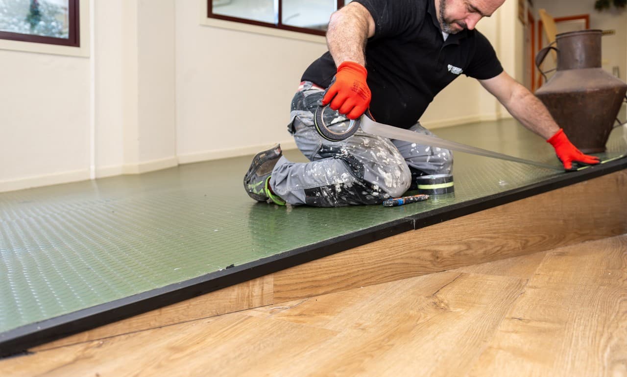 Instalación de tarimas en Pontevedra